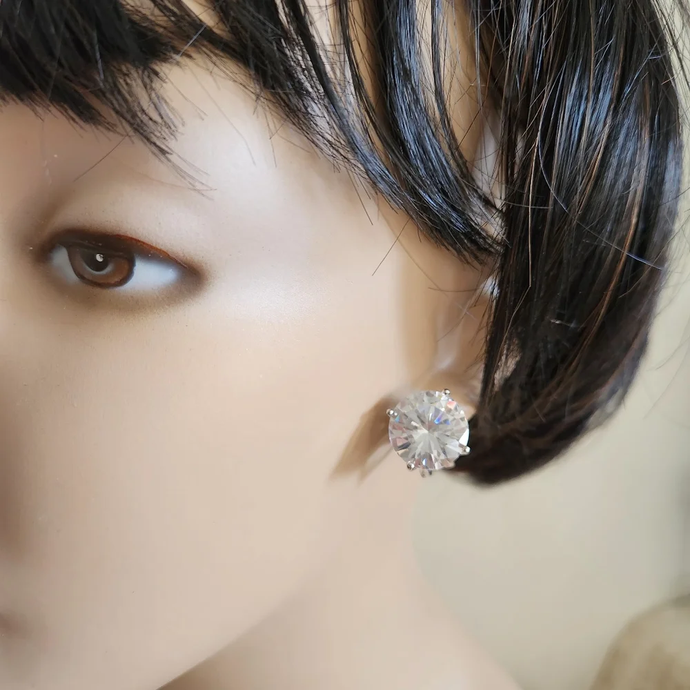 CZ Earrings - Picture 1 of 7